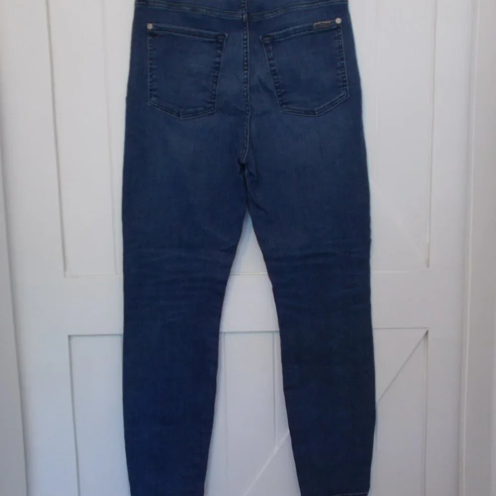 7 For All Mankind B(air) Aubrey Hi Rise Denim‎ Jeans Women's Size 28